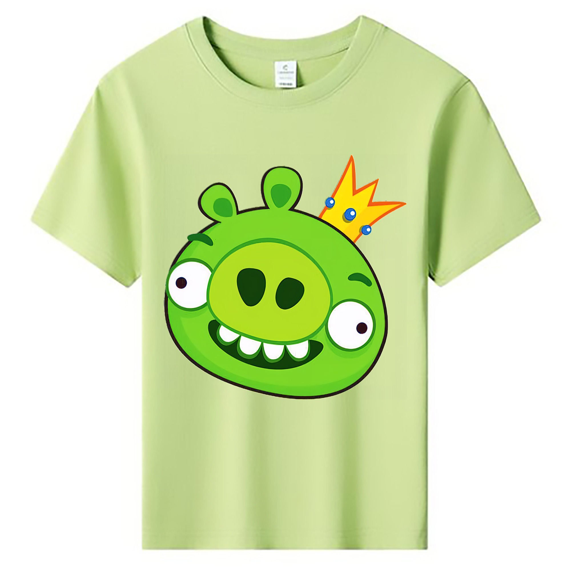 （画像用） Angry Birds アングリーバード 綿100％キッズTシャツ（フロントプリント）